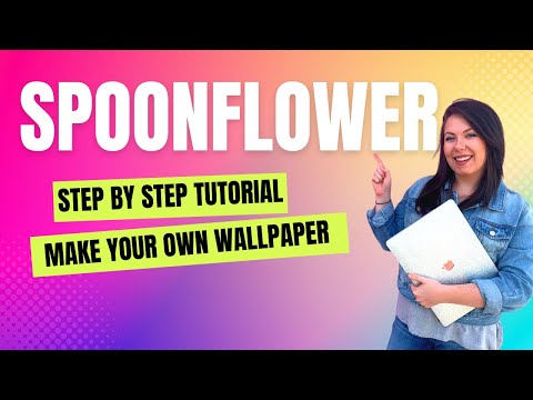 SPOONFLOWER TUTORIAL | step by step how to design your own wallpaper and fabric and sell it