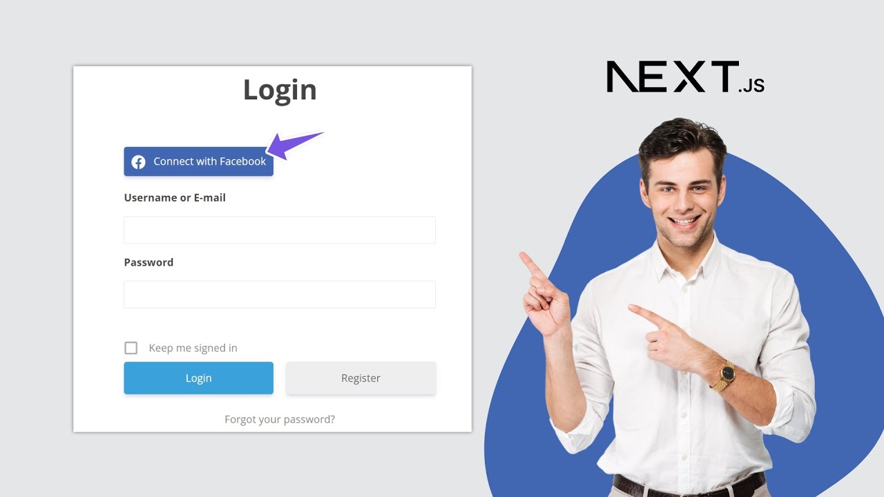 NextJS Facebook Login Integration with NodeJS Server Verification Using API | Source Code | 2025