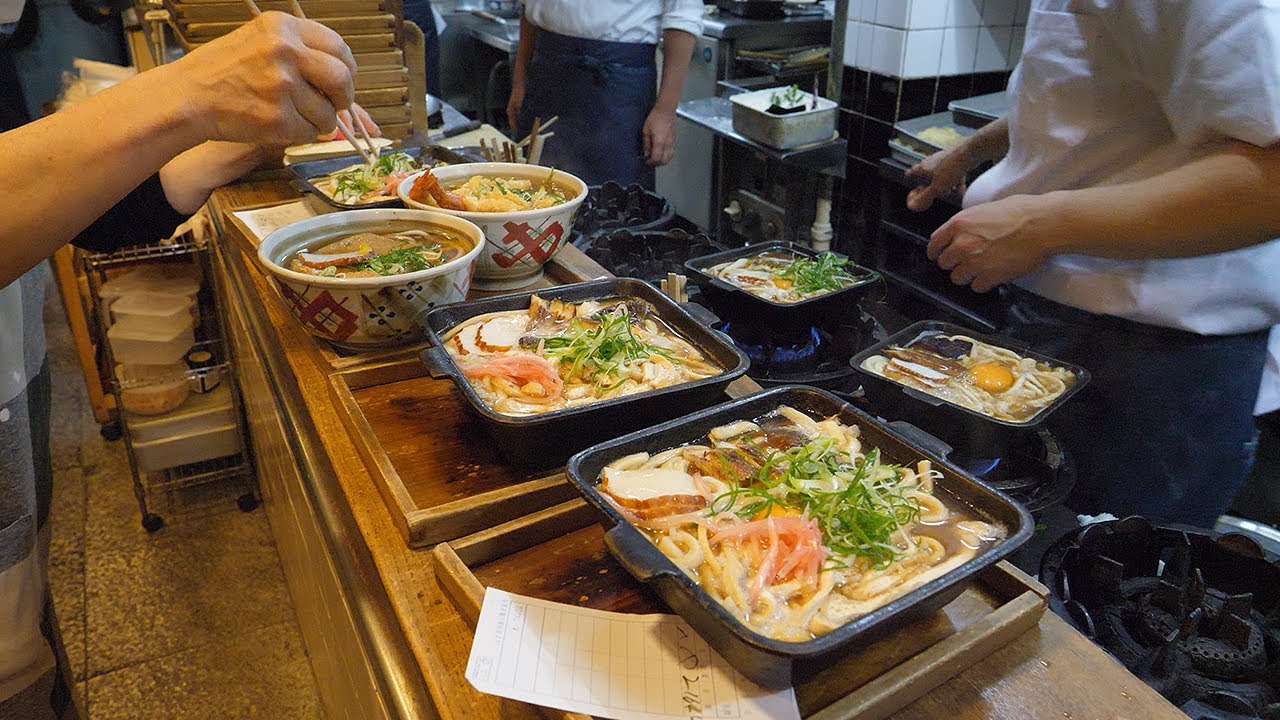 오사카 130년된 철판 우동 전문점, 100년된 오므라이스 가게 등 인기있는 식당 모음! / popular restaurants in Osaka!