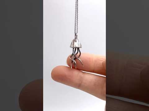 Moving Jellyfish - My 2022 Explorations with Moving Parts in Silver Jewelry, Part 2