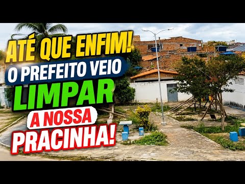 Até Que Fim, A Praça Está Sendo Limpa #serrinhaba #Bahia 