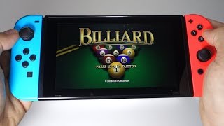 Pool BILLIARD Nintendo Switch gameplay