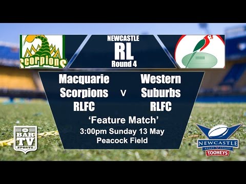 2017 Newcastle RL Round 4 Feature Match - Macquarie Scorpions v Western Suburbs