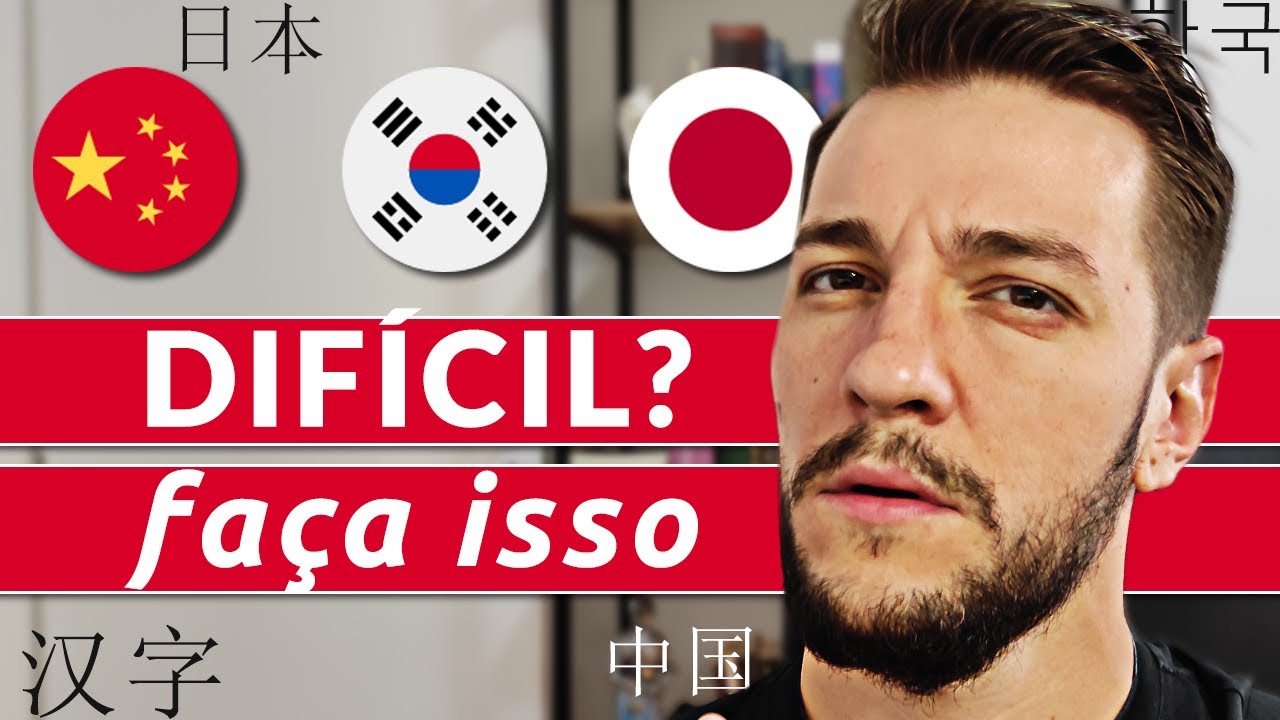 Como aprender Japonês, Coreano ou Mandarim Sozinho (passo a passo)