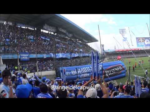 "NO ME FALLES EMELEC TE QUEREMOS VER CAMPEON (BOCA DEL POZO FINAL 2014)" Barra: Boca del Pozo • Club: Emelec • País: Ecuador