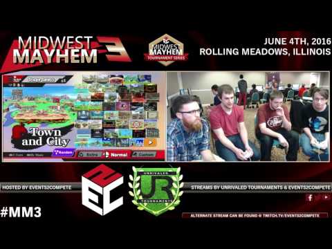 Midwest Mayhem 3 Doubles  WINNERS ROUND 1 - Jswiss + SoronaJo vs GodofGrunts + Otanda