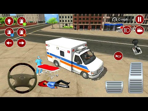 US Ambulance Driving Simulator 2021 e#2 - Emergency  Rescue Driver - Android Gameplay