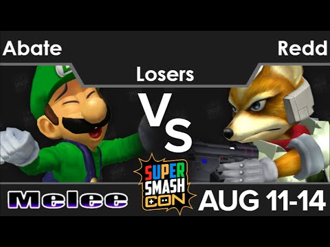 SSC16  - Abate (Luigi) vs Redd (Fox) Losers - Melee