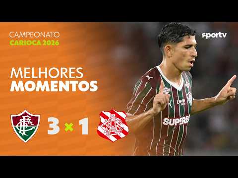 Gols e lances de Fluminense x Bangú