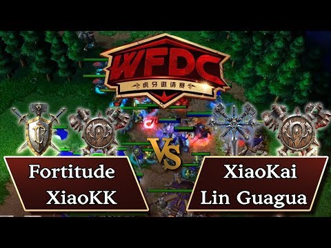 Fortitude + XaioKK (HO) vs Xiaokai + Lin Guagua (UO) I WC3 I WFDC Huya Invitational I Rd-8