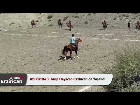Atlı Ciritte 3. Grup Heyecanı Erzincan’da Yaşandı