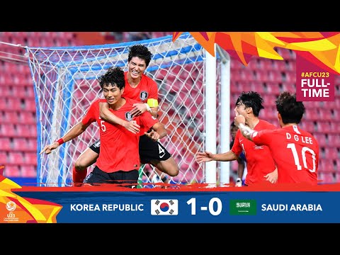 Korea Republic 1 - 0 Saudi Arabia (AFC U23 Champio...
