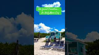 Paradise! Check out our full video! #shorts #halfmooncay  #carnivalcruise
