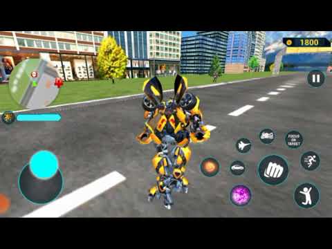 Optimus Prime Multiple Transformation Jet Robot Car Game 2021 (1 to 5 level) - Android Games