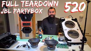 Video thumbnail for JBL Partybox 520 Full Teardown by AudioTribe