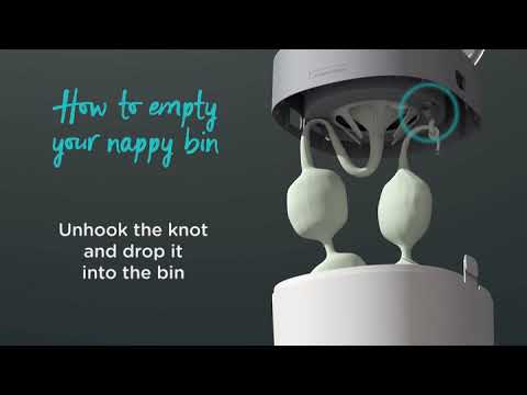 Tommee Tippee Twist and Click Advanced Nappy Disposal Sangenic Tec Refills Pack of 6 Compatible with