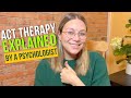 What is Acceptance and Commitment Therapy (ACT Therapy Explained)