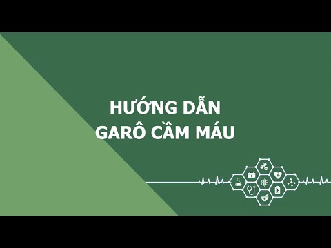 Hướng dẫn Garo cầm máu