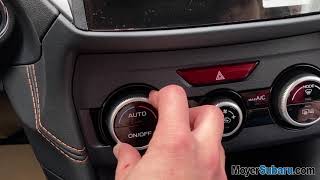 2020 Forester, Crosstrek and Impreza Climate Controls