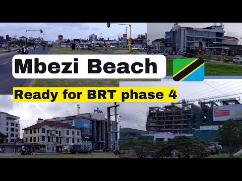 Mbezi beach is ready for Bus Rapid Transit (BRT) system phase 4 in Dar es Salaam Tanzania