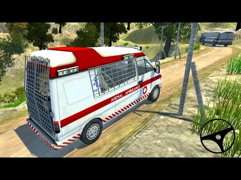 Forest Ambulance Rescue Animal Simulator Game  - Ambulance Gameplay