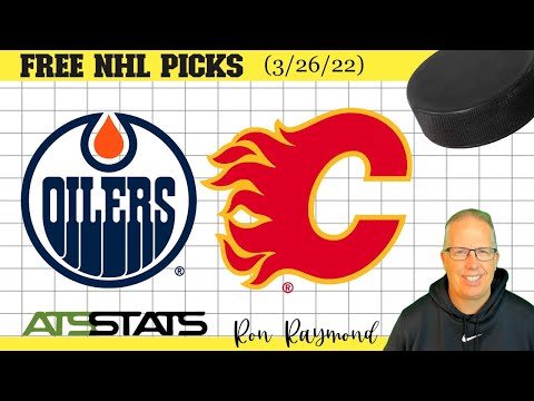 Edmonton Oilers vs  Calgary Flames Prediction 3/26/22 -  Free NHL Picks