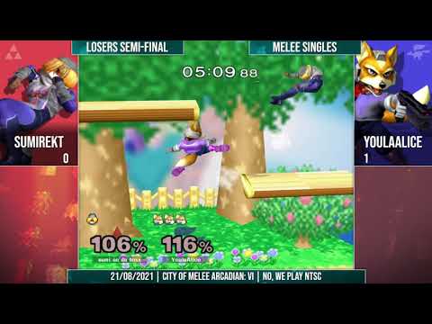 sumirekt vs Youla - Losers Semi-Final - City Of Melee Arcadian: VII
