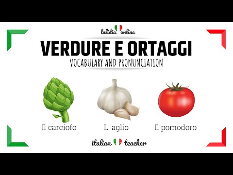 VEGETABLES - Italian for Beginners