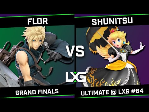 Smash Ultimate @ LXG 64 - GRAND FINALS - FLOR (Cloud) vs Shunitsu (Peach)