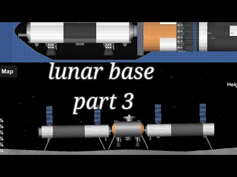 Lunar Base Part 3 Massive Fuel Tank In Spaceflight Simulator
