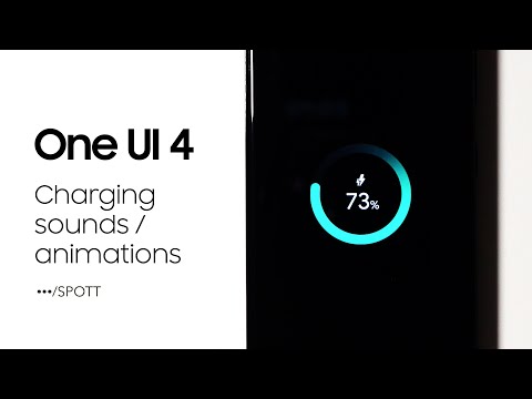 Samsung One UI 4 Charging Sounds and Animations (all themes)