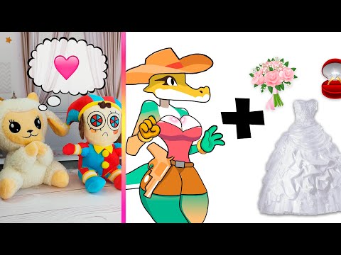 GUMMIGOO + WEDDING = ??? | Dolly and Pomni React to The Amazing Digital Circus Animations # 124