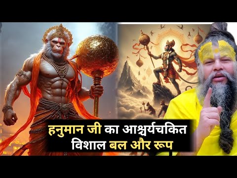 🚩 हनुमान जी का बल और विशाल रूप। सीता जी की खोज के लिये सुग्रीव जी की वानर सेना का प्रस्थान।#trending