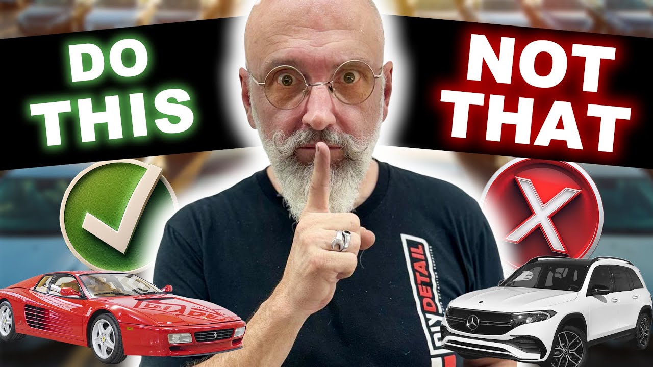 7 Things to NEVER DO When Detailing Your Car!