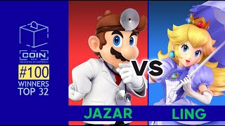 JaZaR (Dr. Mario) vs Ling (Peach) - Coinbox 100 Winners Top 32 | 24 Apr 24