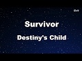 Survivor - Destiny's Child Karaoke【Guide Melody】