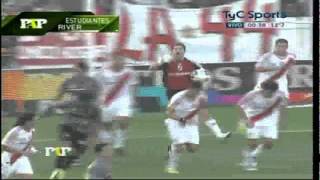 Estudiantes 1 River 1 (paso a paso) fecha 18 - clausura 2011