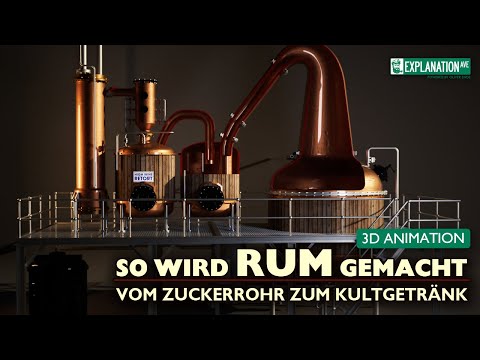 Die Herstellung von Rum - 3D Animation