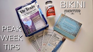 Bikini Competitors | Peak Week Tips