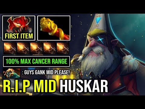 WTF FIRST ITEM MADNESS SNIPER 100% Deleted Pro Huskar From MID with Max Range Free Hit 18 Min GG