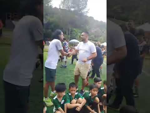 PREFEITO DE JUQUITIBA WILLIANS SOARES NO JOGO DAS CRIANÇAS NO VILLAGE