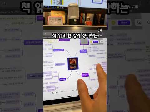 책 읽고 한장에 정리 하는 방법, 마인드맵 xmind 어플 추천