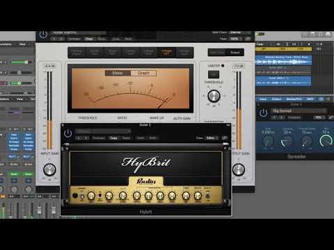 Poulin HyBrit amp sim demo with Logic automation