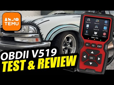 OBD II Reader V519 Unbox, Test and Review - Temu Finds Ep.1
