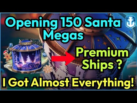 I Opened Massive 150 Santa Mega Containers (22 Golden) For Only My Viewers | The Results Are Insane!
