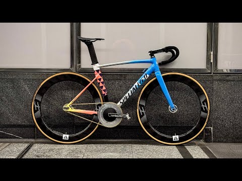2019 Specialized Allez Sprint Track Red Hook Crit Dream Build Fixed Gear ASMR