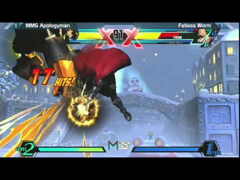 UMVC3: MMG Apologyman vs Fatless Worm - Alpha Clash 10