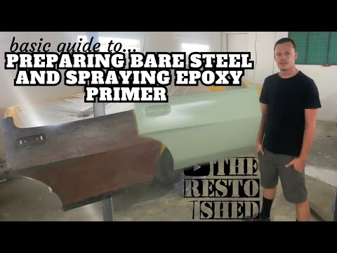 Preparing Bare Steel and Spraying Epoxy Primer - The Resto Shed