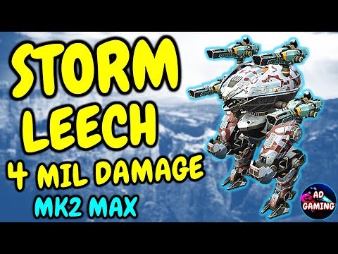 Monster LEECH STORM 4 MIL DAMAGE GAMEPLAY - War Robots MK2 Gameplay WR