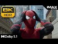 8K HDR IMAX Opening Scene Spider Man No Way Home Dolby 5 1